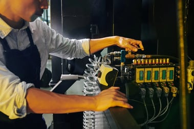 Industrial machinery installation